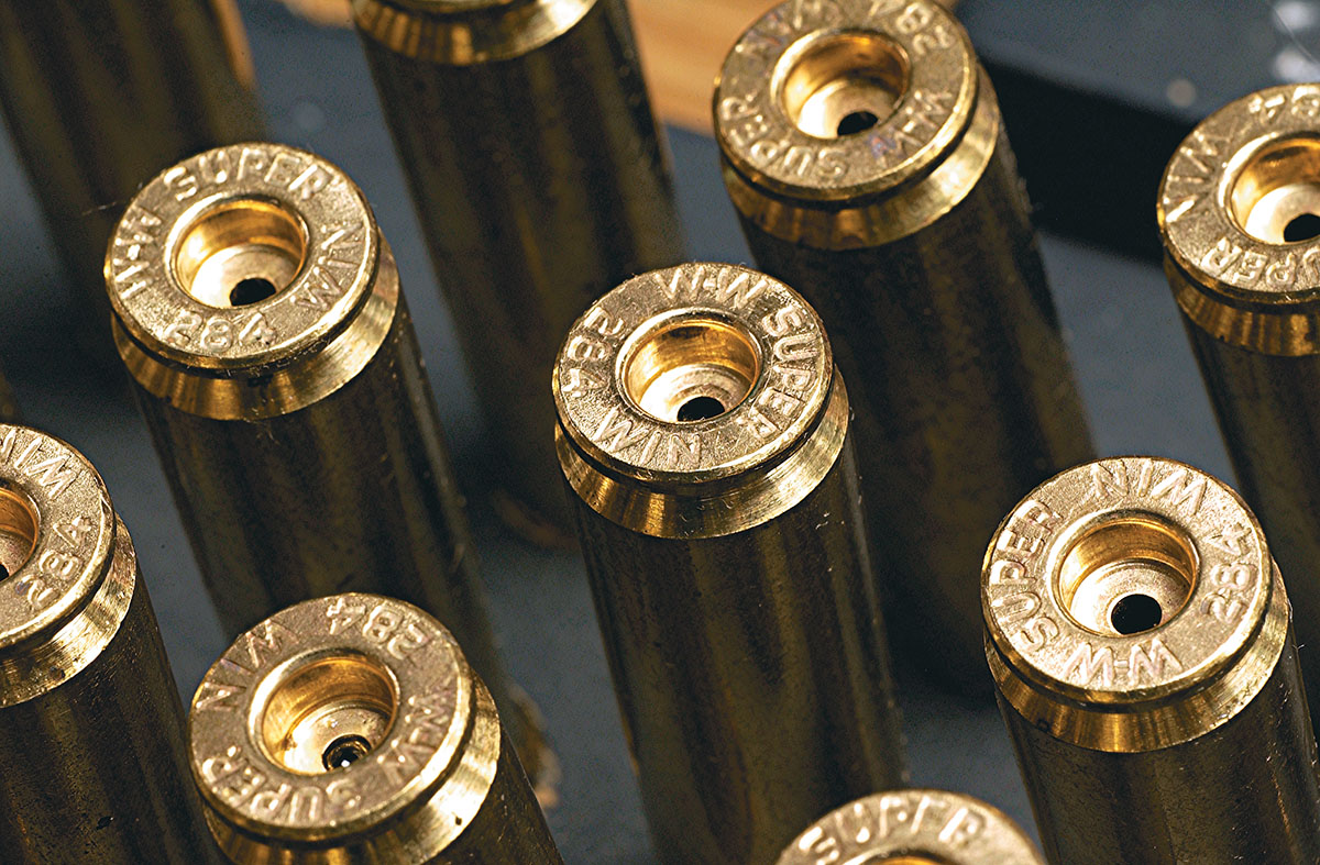 Start with standard .284 Winchester brass and go from there.